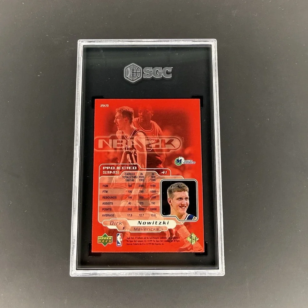 Dirk Nowitzki 1998 SP Authentic NBA 2K Rookie‎ RC SGC 9.5 MINT